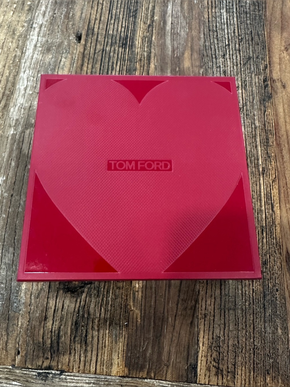 Tom Ford Red Heart Compact Case